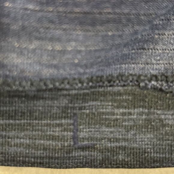 Lululemon Metal Vent Tech Polo Shirt Mens Large Blue Breathable Stretch Golf Gym - Picture 6 of 16